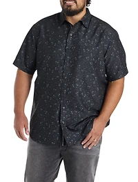 Microfiber Floral Sport Shirt