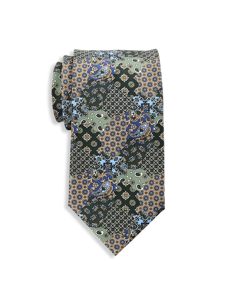 Patchwork Paisley Tie