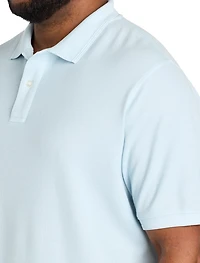 Garment-Dyed Polo Shirt