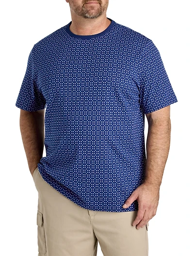 Moisture-Wicking Petal Printed T-Shirt