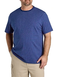 Moisture-Wicking Petal Printed T-Shirt