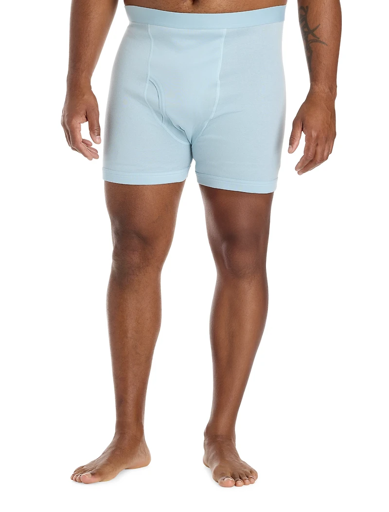 3-pk Solid 4 Inch Boxer Briefs