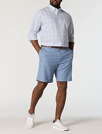 Heather Plaid Tech Sport Shirt