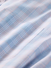 Heather Plaid Tech Sport Shirt