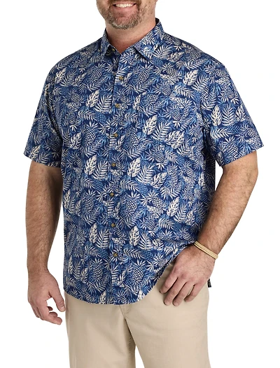 Pineapple Print Sport Shirt