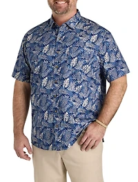 Pineapple Print Sport Shirt