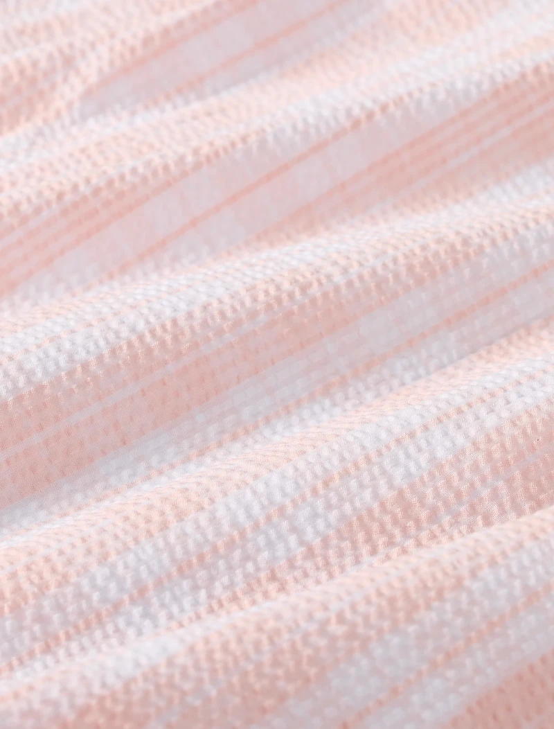 Seersucker Plaid Sport Shirt