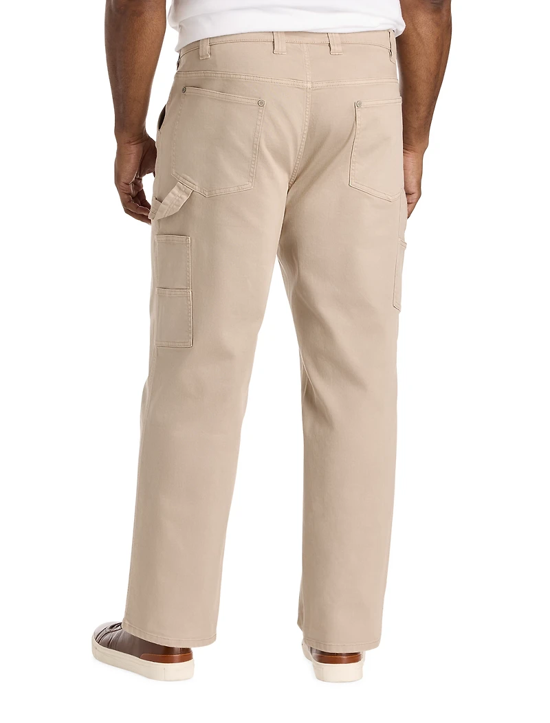 Relaxed Straight-Fit Carpenter Pants