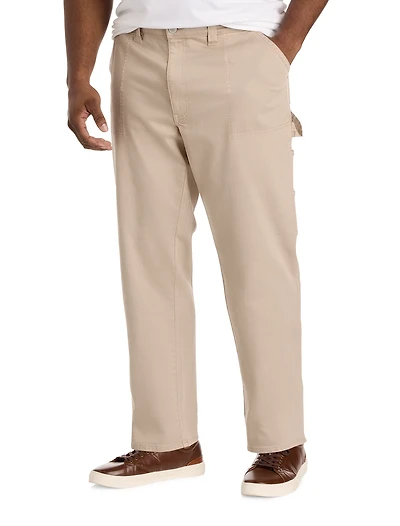 Relaxed Straight-Fit Carpenter Pants