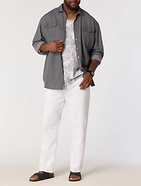 Paisley Print Sleeveless T-Shirt