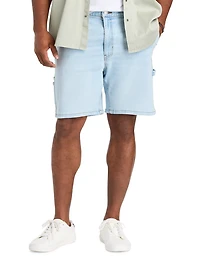 Relaxed-Fit Carpenter Denim Shorts