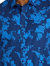Tonal Floral Sport Shirt