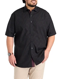 Tonal Plaid Sport Shirt