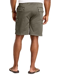Athletic Fit Drawstring Cargo Shorts