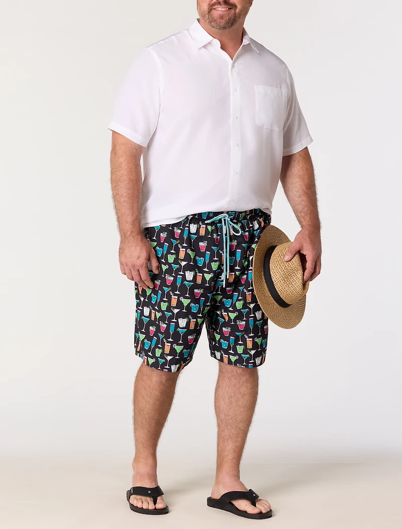 Cocktails Swim Trunks