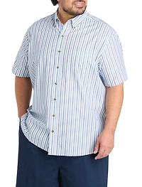 Easy-Care Striped Sport Shirt