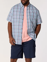 Easy-Care Medium Plaid Sport Shirt