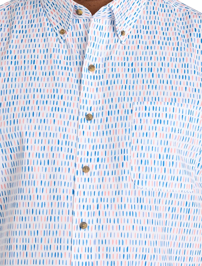 Easy-Care Dashes Sport Shirt