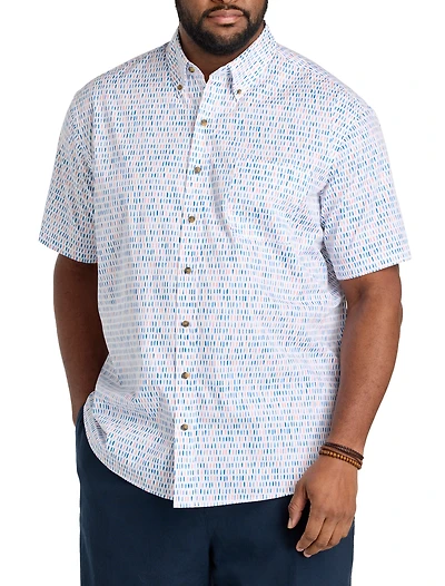 Easy-Care Dashes Sport Shirt