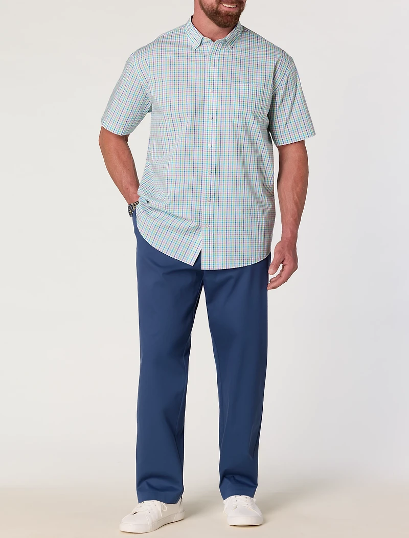 Tech Small Plaid Sport Shirt