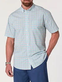 Tech Small Plaid Sport Shirt
