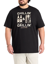 Chillin And Grillin' Graphic Tee