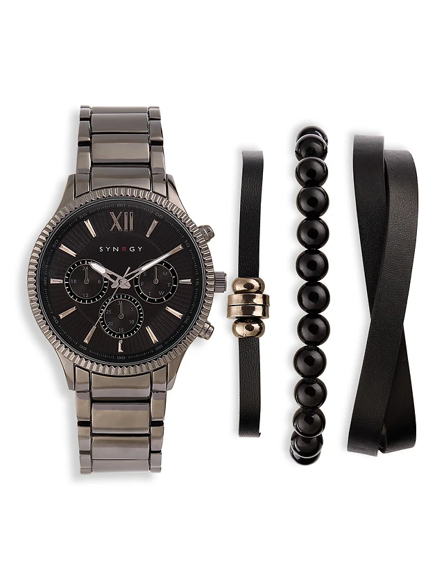 Strap Watch and Bracelet Set