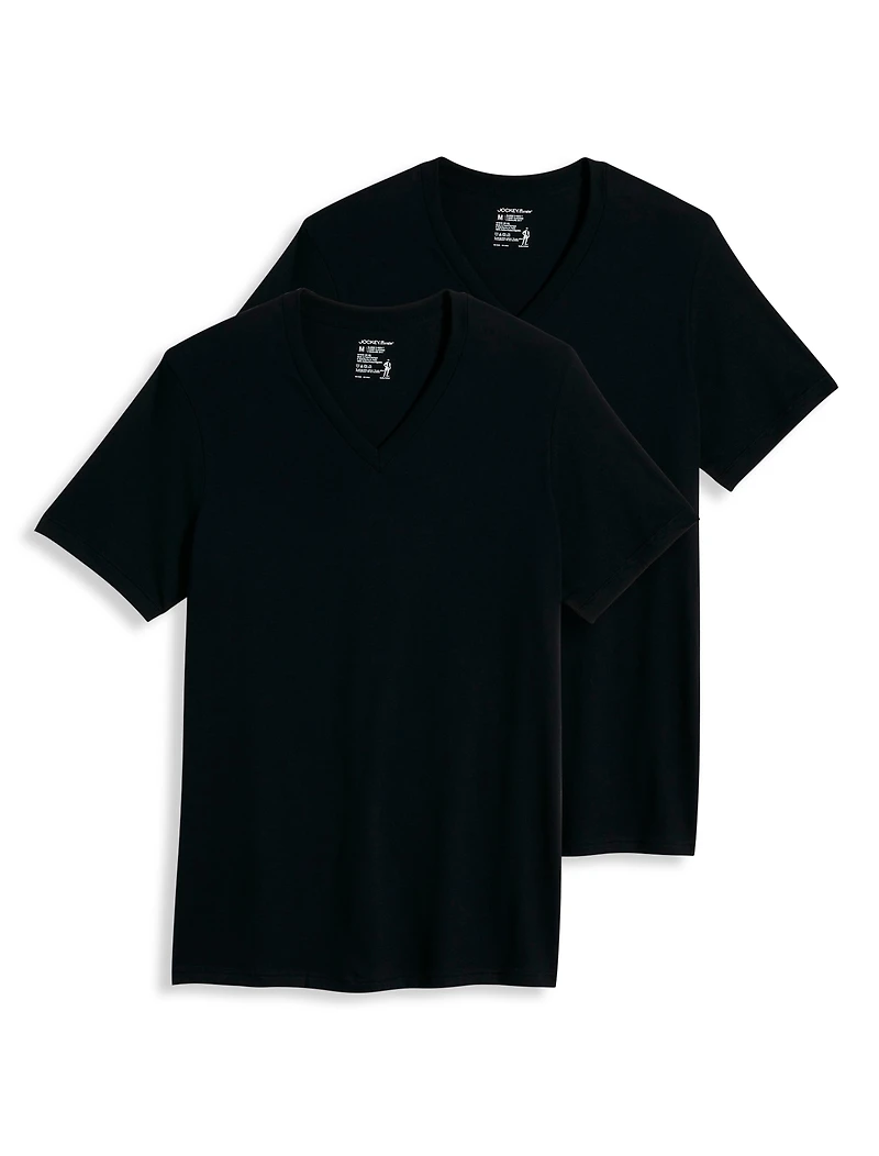 2-pk Classic V-Neck T-Shirts