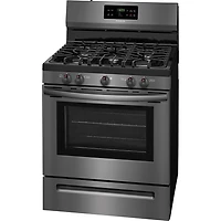 5.0 Cu. Ft. Black Stainless Freestanding Gas Range