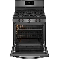5.0 Cu. Ft. Black Stainless Freestanding Gas Range