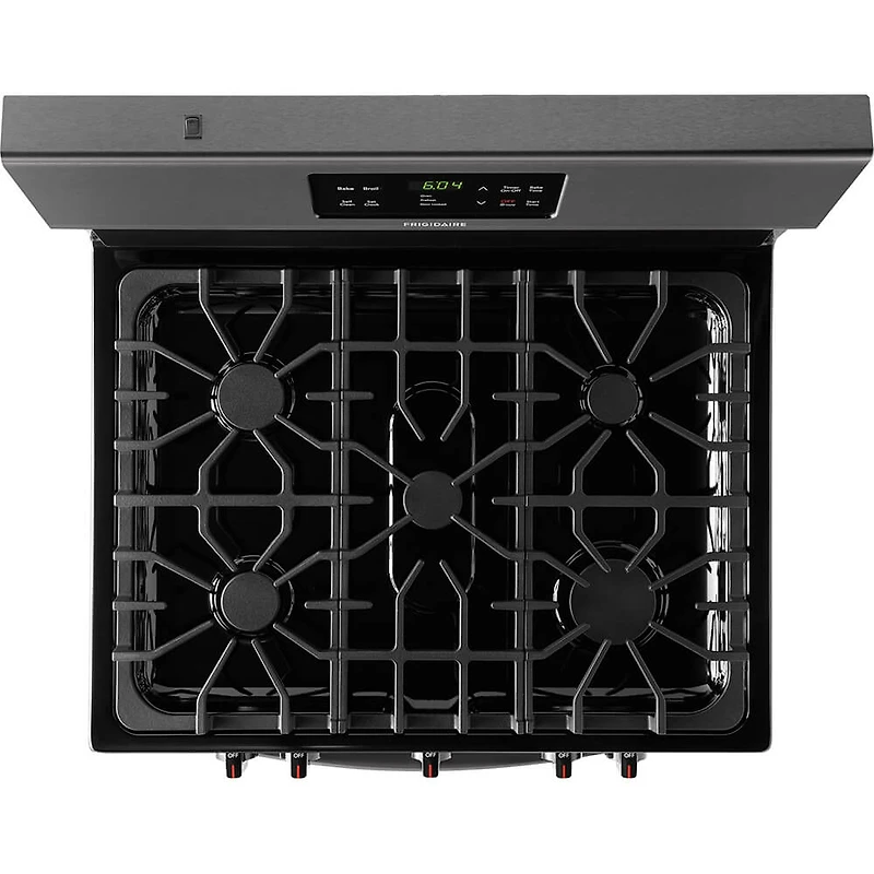 5.0 Cu. Ft. Black Stainless Freestanding Gas Range