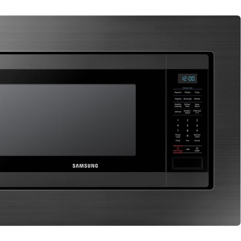 30 inch Black Stainless Built-in Microwave Trim Kit