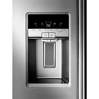 21 Cu. Ft. Stainless Side-by-Side Counter-Depth Refrigerator
