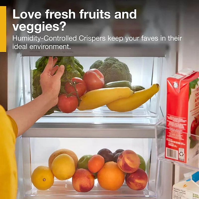 Cu. Ft. Stainless Side-by-Side Refrigerator