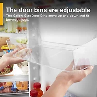 Cu. Ft. Stainless Side-by-Side Refrigerator