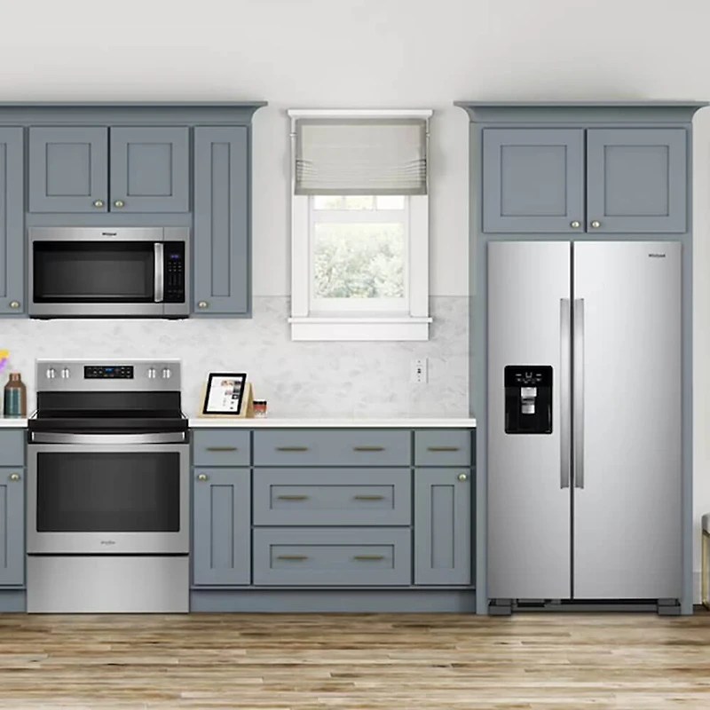 Cu. Ft. Stainless Side-by-Side Refrigerator