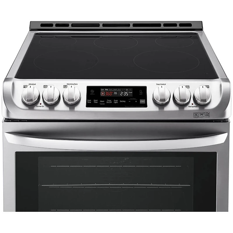 6.3 Cu. Ft. Stainless Slide-In Electric Convection Range
