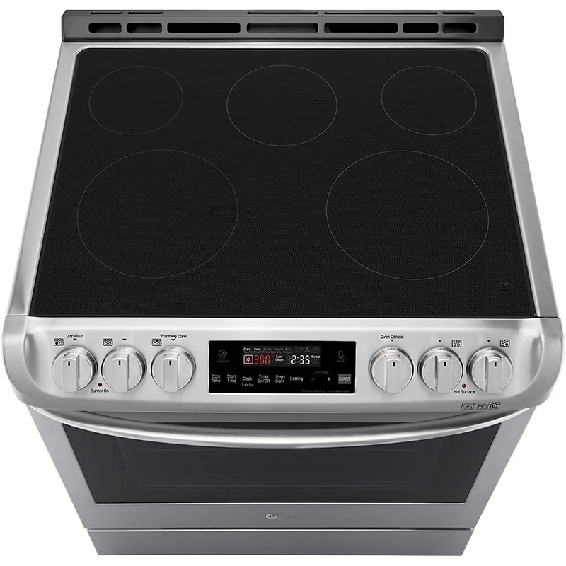 6.3 Cu. Ft. Stainless Slide-In Electric Convection Range