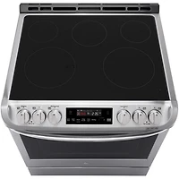 6.3 Cu. Ft. Stainless Slide-In Electric Convection Range