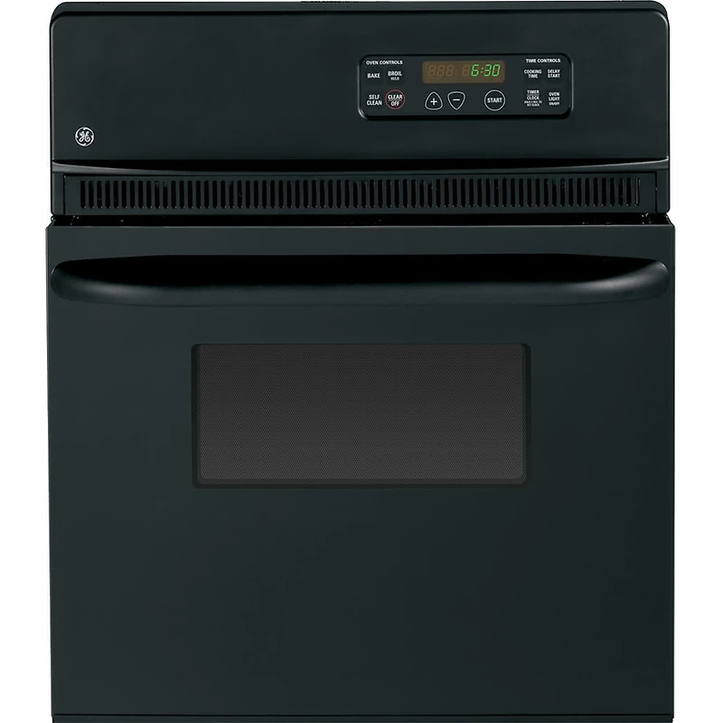 24 inch Electric Single Self-Cleaning Black Wall Oven