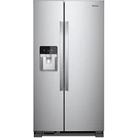 25 Cu. Ft. Stainless Side-by-Side Refrigerator