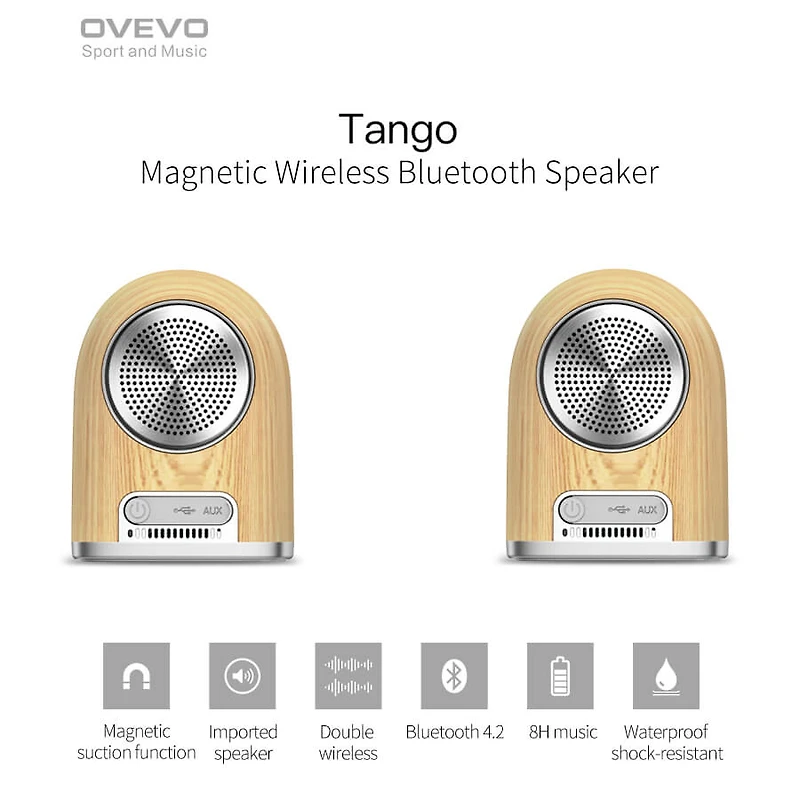 Tango D10 Magnetic Wireless Speaker - OPEN BOX