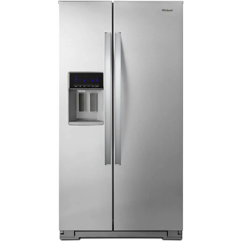 21 Cu. Ft. Stainless Counter Depth Side-by-Side Refrigerator - OPEN BOX
