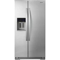 21 Cu. Ft. Stainless Counter Depth Side-by-Side Refrigerator - OPEN BOX
