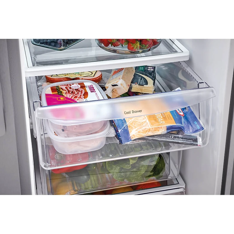 22.1 Cu. Ft. Stainless Side-by-Side Refrigerator