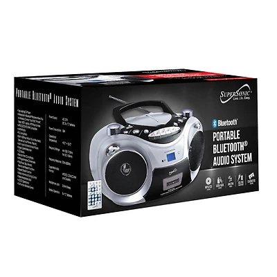 Portable Bluetooth Audio System - Silver