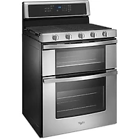 6.0 Cu. Ft. Stainless Gas Double Oven Range