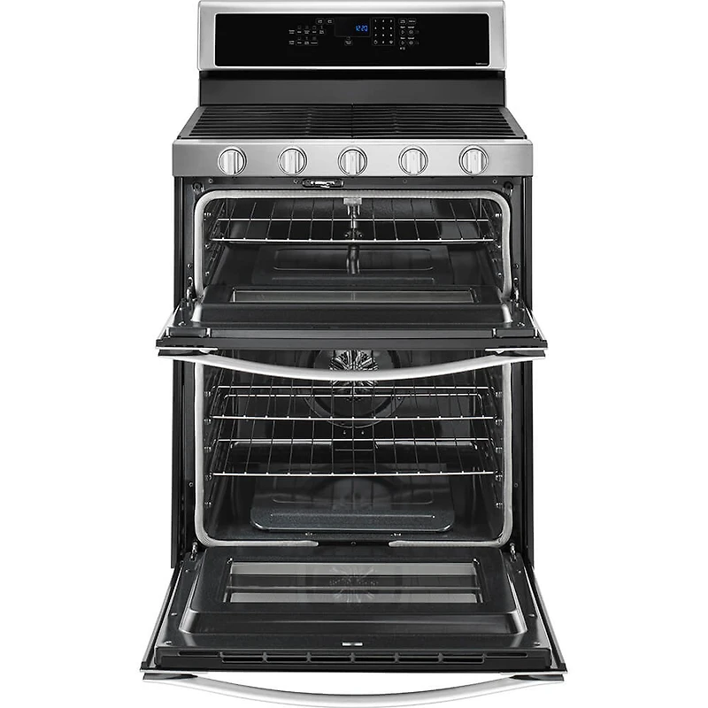 6.0 Cu. Ft. Stainless Gas Double Oven Range