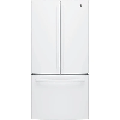 19 Cu. Ft. White Counter-Depth French Door Refrigerator