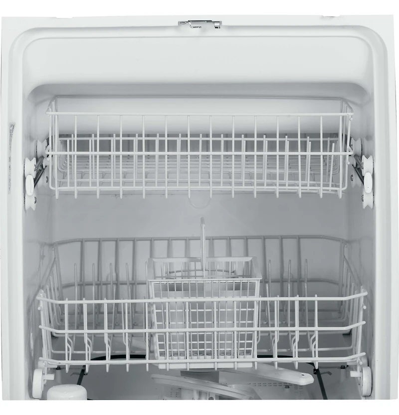 64 dB White Under-the-Sink Dishwasher